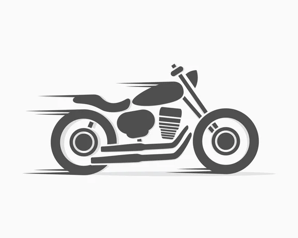 Modelo de logotipo da motocicleta vintage vetor . — Vetor de Stock