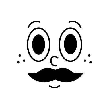 Cesur bıyıklı ve şaşkın bakışlı komik bir karakter. Çiller, klasik çizgi roman veya mizah projeleri için idealdir..