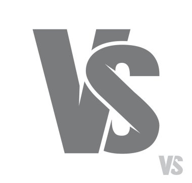 Vektör Vs harf logo