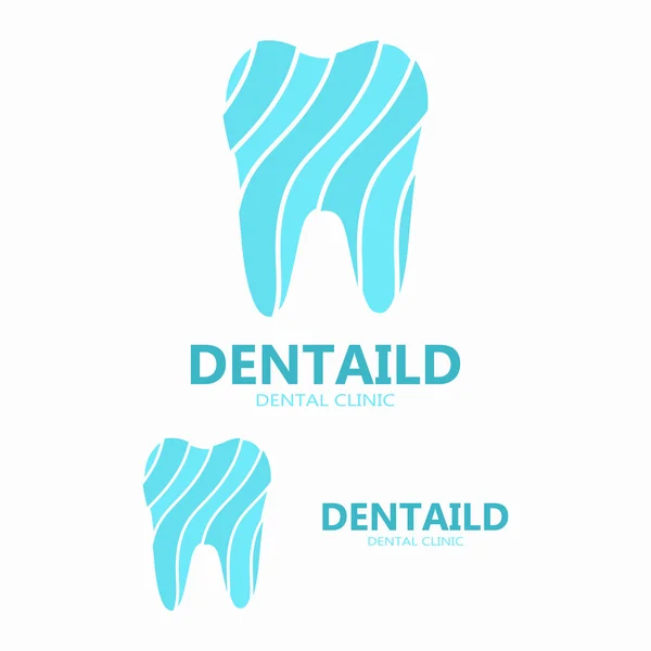 Διάνυσμα οδοντιατρική κλινική λογότυπο. Υγιές δόντι λογότυπο — Διανυσματικό Αρχείο