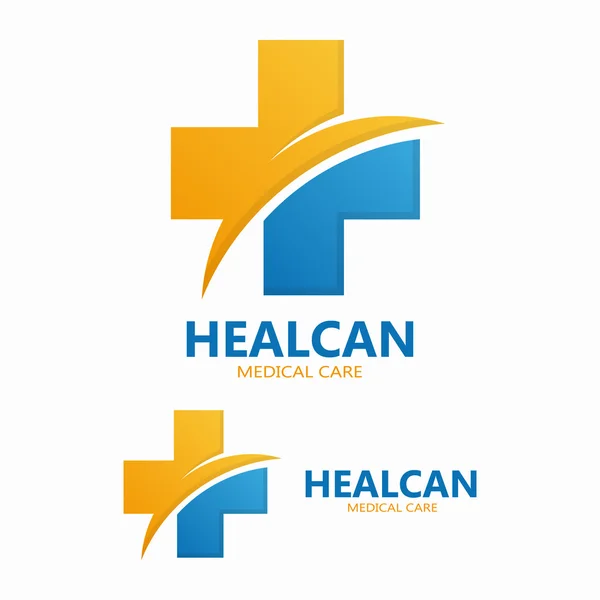 Soyut logo şablonu tıbbi.