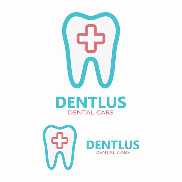 Plantilla de diseño del logo dental — Vector de stock