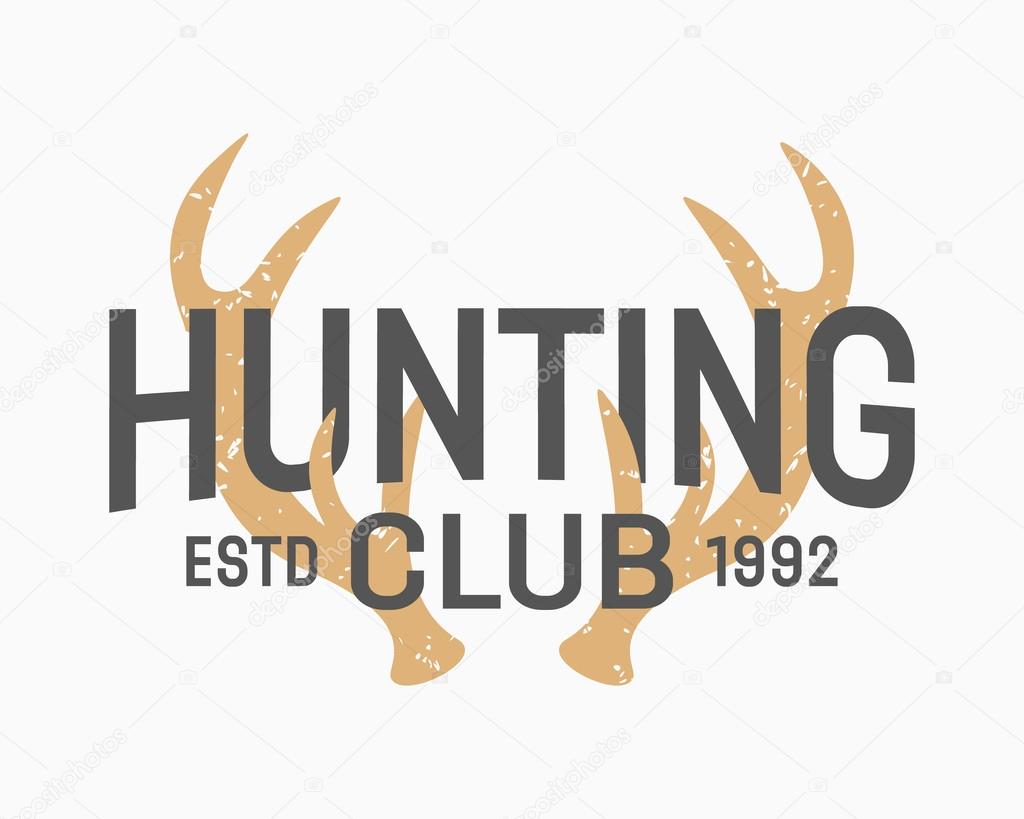 Vector vintage hunting emblems