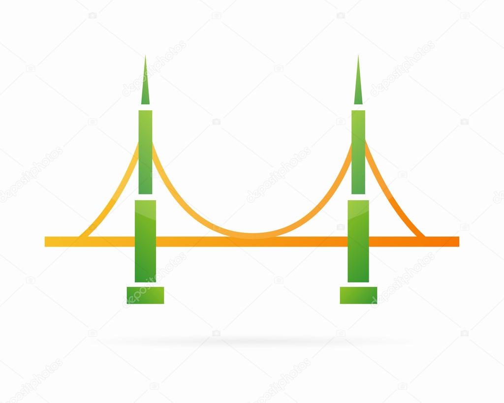 Bridge logo symbol concept
