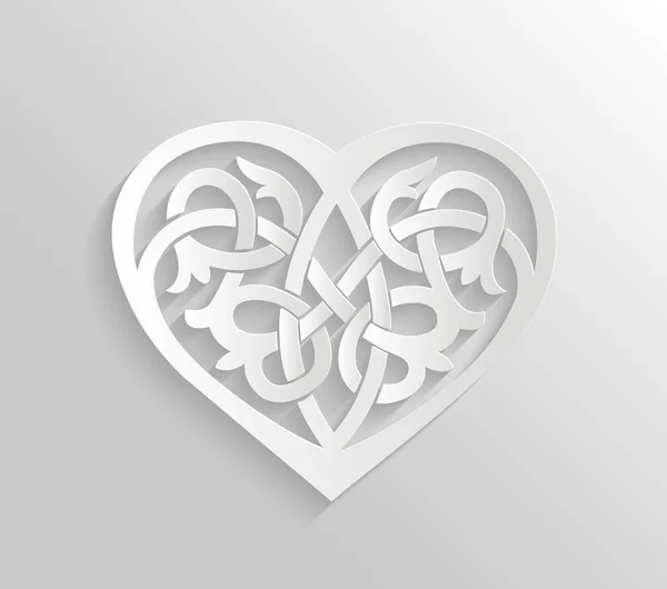 Heart ornament illustration. — Stock Vector