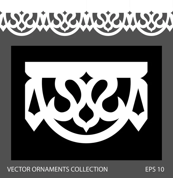 Seamless ornament border pattern. — Stock Vector