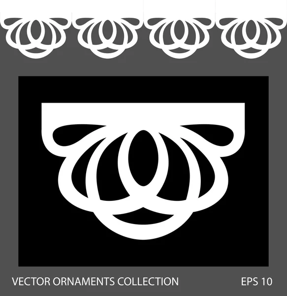 Seamless ornament border pattern. — Stock Vector