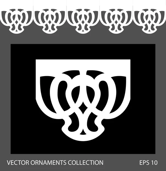 Seamless ornament border pattern. — Stock Vector