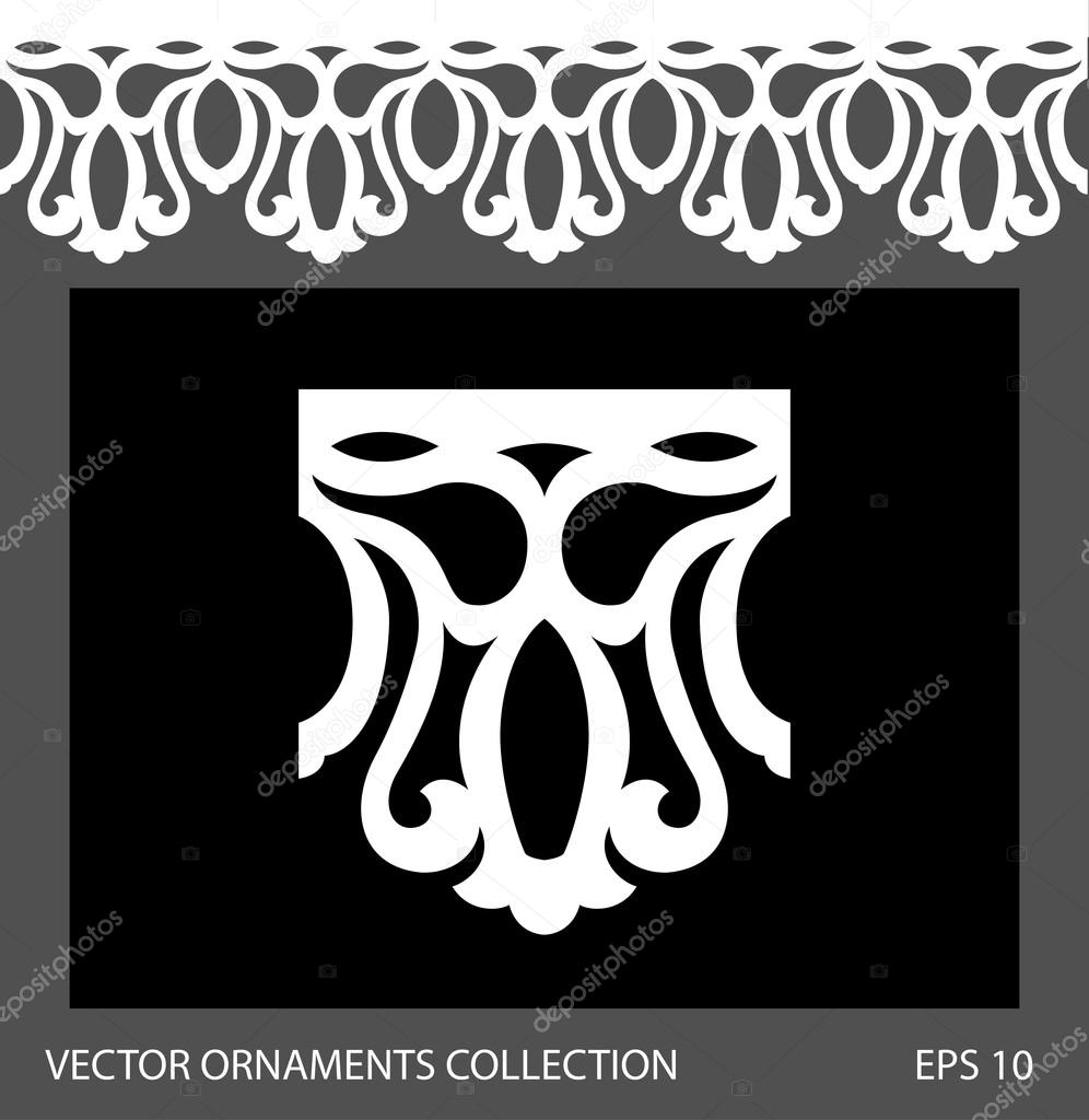 Seamless ornament border pattern.