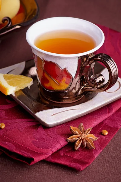 Té con anís y naranja . — Foto de Stock