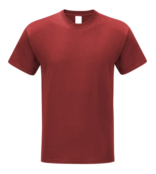 T-shirt front view on white background — Stock Photo, Image