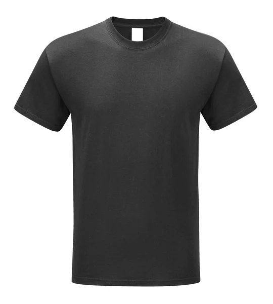 T-Shirt Vorderseite auf weißem Hintergrund — Stockfoto