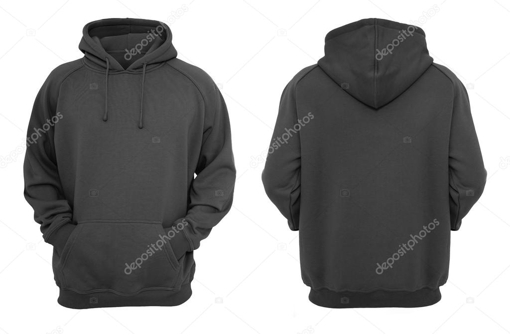 Black hoodie design