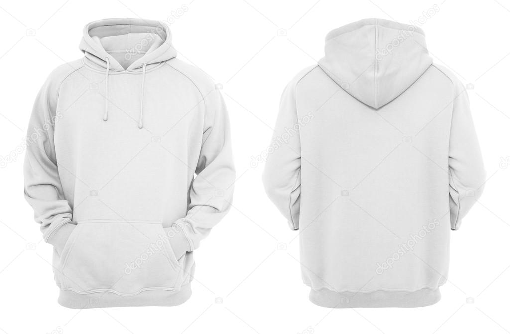 White hoodie design