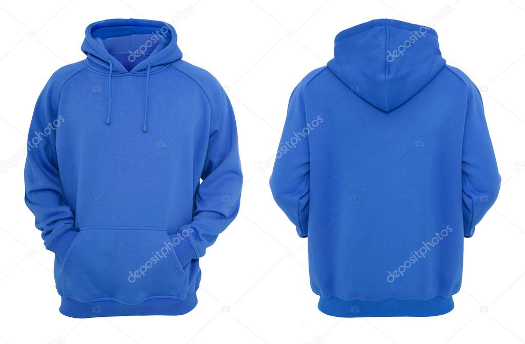 Blue hoodie design