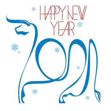 Boğa Sembolü 2021 Çin Yeni Yılı