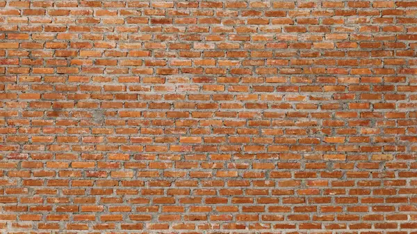 Red Brick Wall Background Texture Red Brick Wall Newly Created — Stock Photo, Image