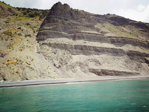 Splendida Vista Sulla Costa Del Mar Nero Spazio Testo — Foto Stock