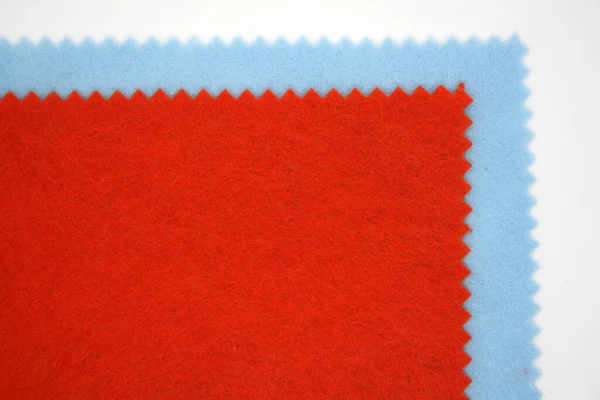 Latar Belakang Tekstil Yang Terbuat Dari Warna Biru Dan Oranye — Stok Foto