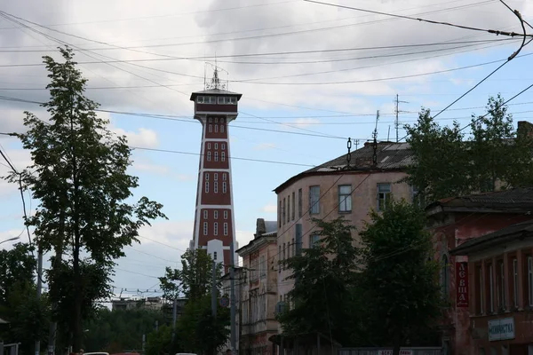 Torre Bomberos Ciudad Rybinsk 2006 — Foto de Stock