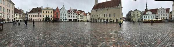 City Hall Square Tallinn Estonia — Stock Photo, Image