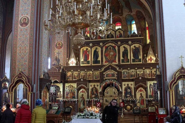 Kathedrale Des Erzengels Michael Lomonossow Petersburg Lomonossow — Stockfoto