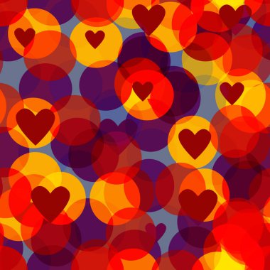 Kalpleri olan kusursuz renkli desenler.