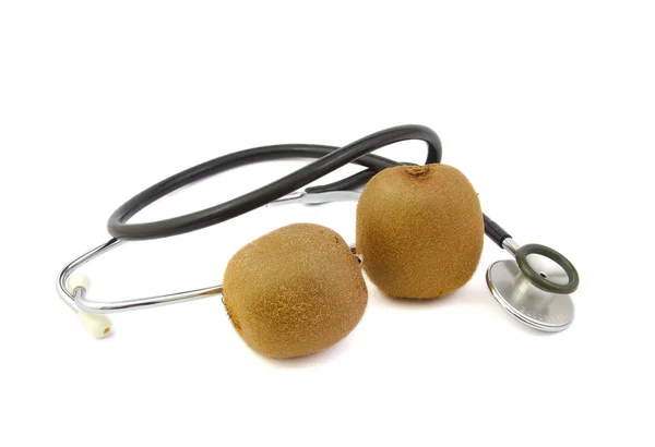 Kiwis et stéthoscope — Photo