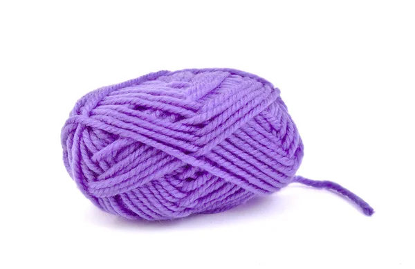 Skein de laine violette — Photo