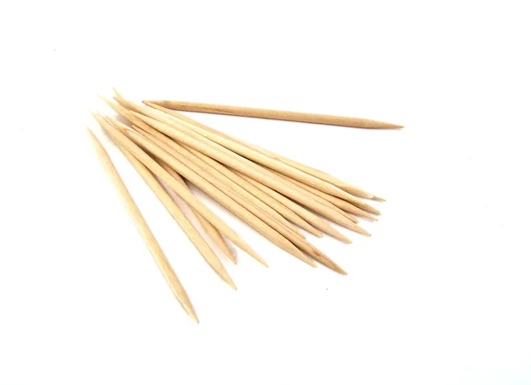 Bunch of brown toothpicks — Stock Photo, Image