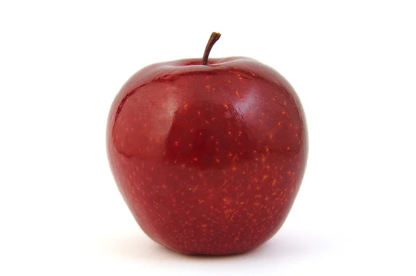 Primer plano de una manzana roja — Foto de Stock