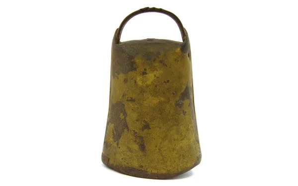 Antique and rusty cowbell — Stock Photo, Image