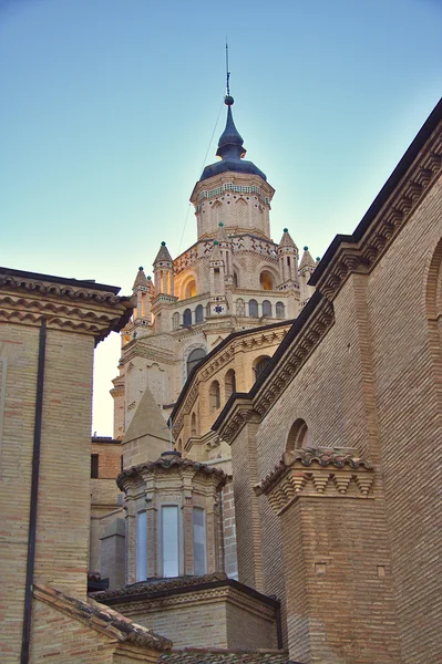 Cathedral of Santa Maria de la Huerta, Tarazona, Aragon, Spain — Stock Photo, Image