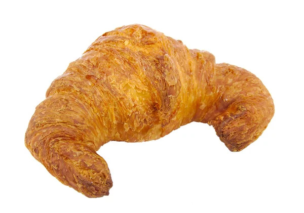French croissant isolated on white. — Stock Photo, Image