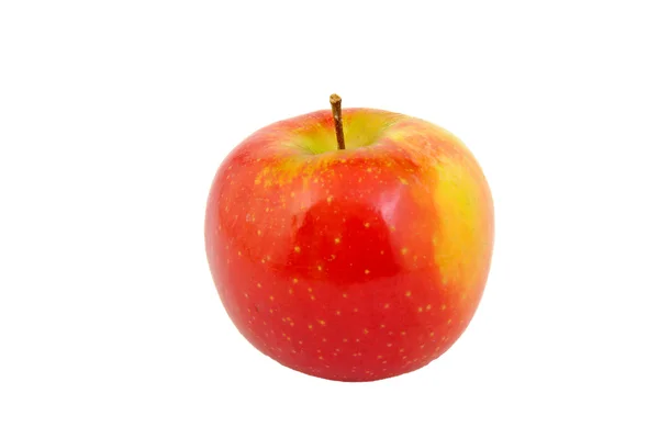 Röd Arianne apple isolerad på vit. — Stockfoto