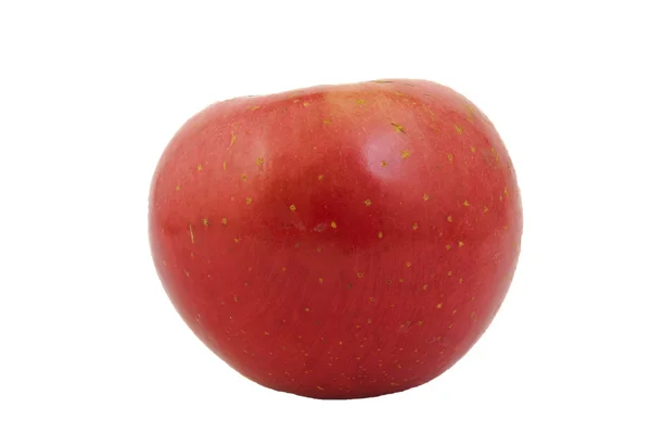 Red Fuji apple geïsoleerd op wit. — Stockfoto