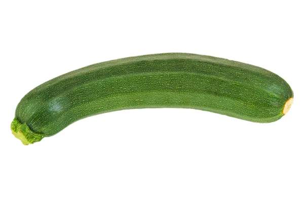 Calabacín verde y maduro aislado sobre blanco — Foto de Stock