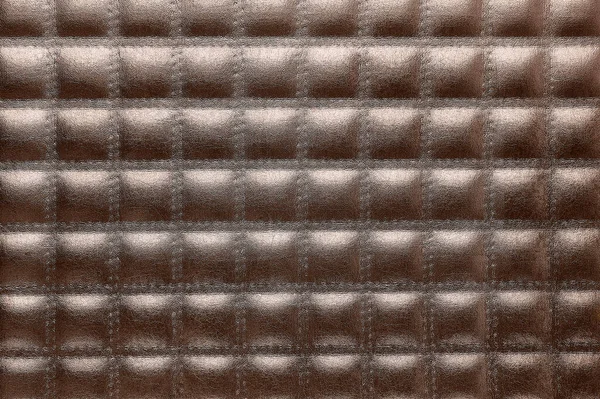 Grille en cuir bronze fond texture losange pour décor — Photo