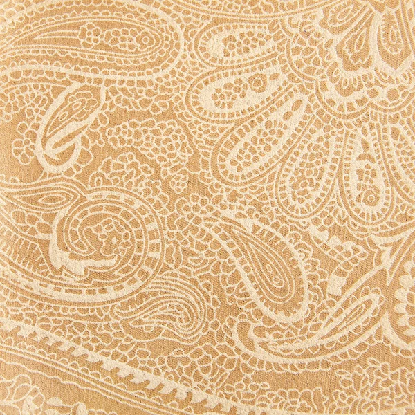 Tissu texture motifs concombres turcs couleur beige pour le fond ou la conception — Photo