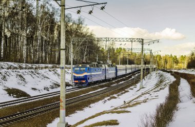 Tren Moskova'ya geldi