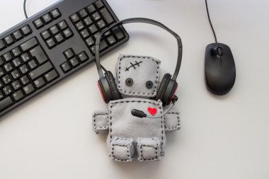 Yumuşak Robot oyuncak çağrı merkezi