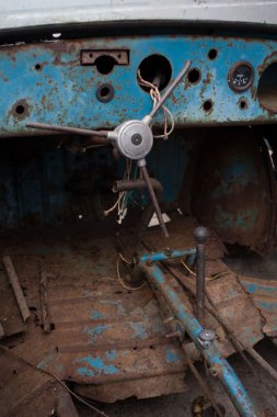 Paslı arabada.