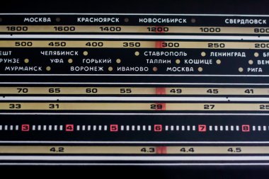 Radyo aralığı frekans kanalları.