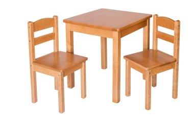 Küçük çocuk mobilyaları.