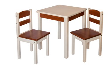 Küçük çocuk mobilyaları.