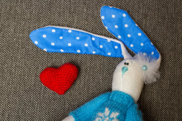 Giocattolo morbido coniglietto . — Foto Stock