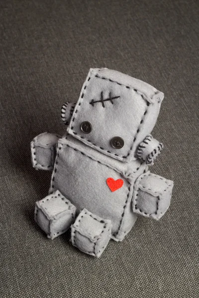 Robot Soft Toy. — Stock Photo, Image