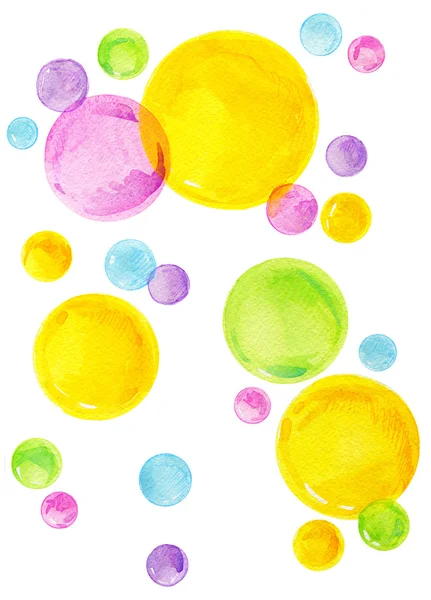 Soap bubbles baby background for baby, Mother's Day, Easter, gif — Stock Photo, Image