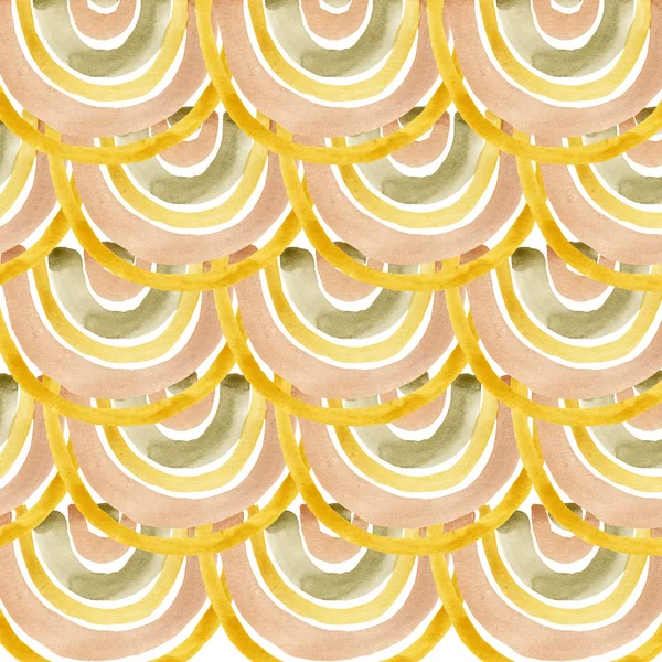 Gold palette watercolor circles background. — Stock Photo, Image