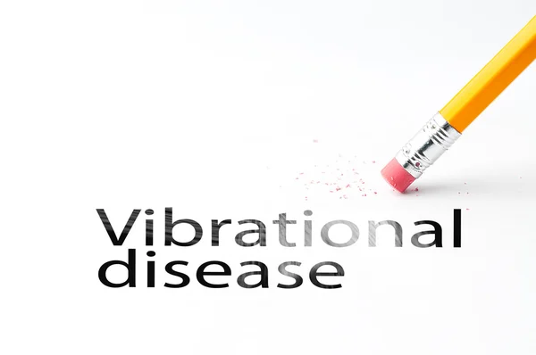 Lápis com borracha Doença vibratória — Fotografia de Stock